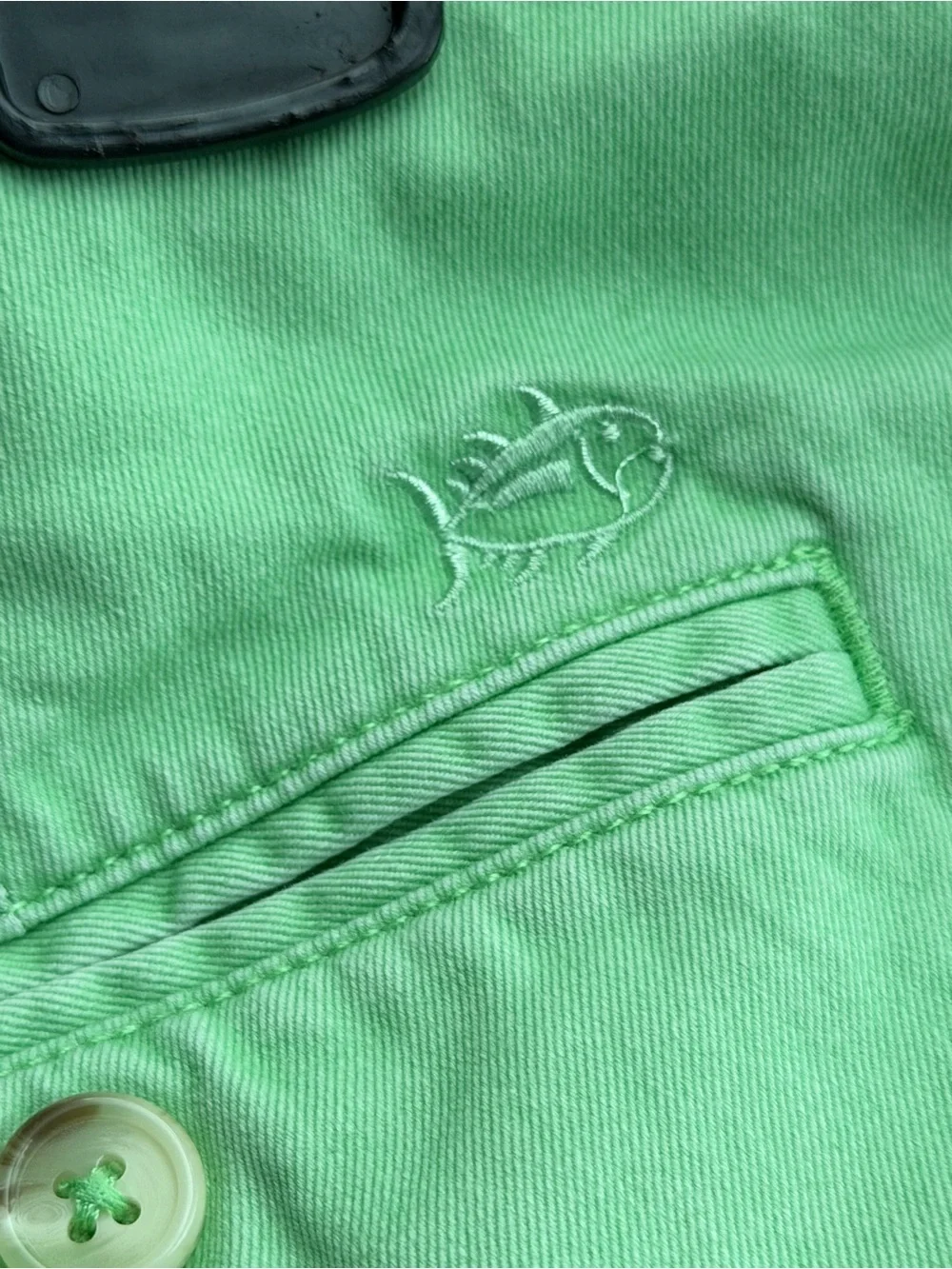 Southern Tide Skipjack Mint Green Chino Shorts Men’s 36 Pima Cotton Preppy - Picture 5 of 8